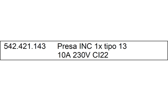 Posizione standard con numero CPN originale.