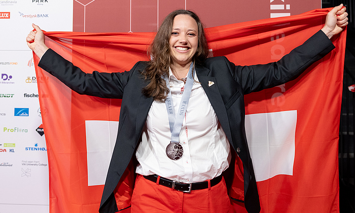 Jana Gander wird Vize-Europameisterin an den EuroSkills in Herning
